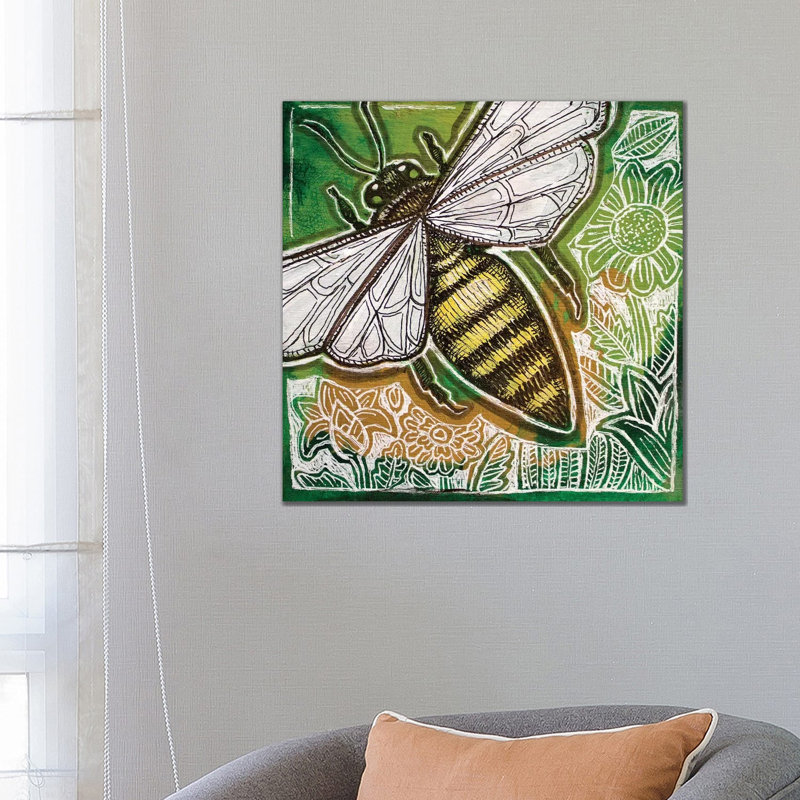 Little Bee by Lynnette Shelley - Wrapped Canvas Print, 66.04 cm H x 66.04 cm W x 1.91 cm D