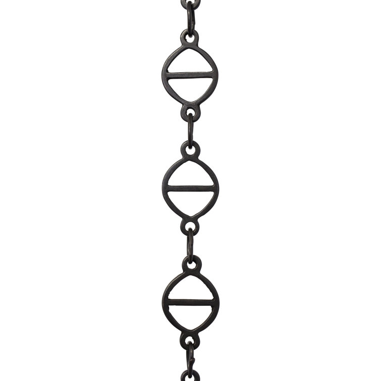 Geometric Motif Link Welded Chandelier Chain or Chain Break