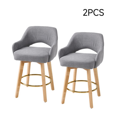Swivel Upholstered Counter Stool