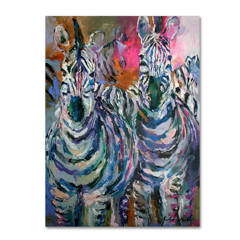 Trademark Fine Art " Art Zebra " by Richard Wallich