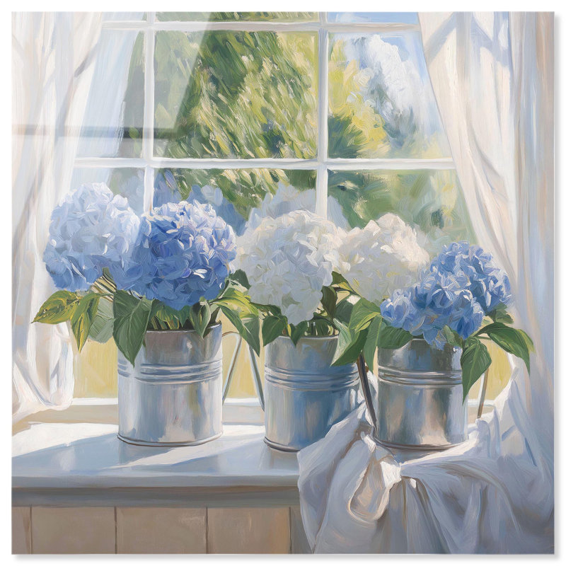 Décoration de fenêtre en acrylique fenêtre fenêtre par Art Remedy, prête à être suspendue, H 12 po x l 12 po
