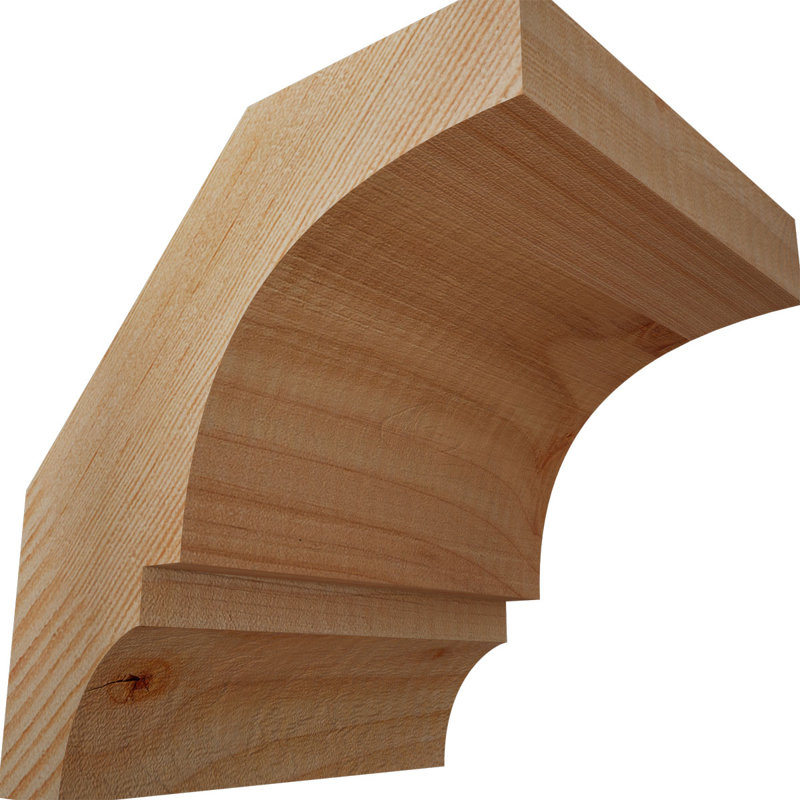 Attelle de genou lisse Balboa, l 5 5 po x P 6 po x H 6 po, Sapin de Douglas, Lisse, H 6 po x l 5,5 po x P 6 po