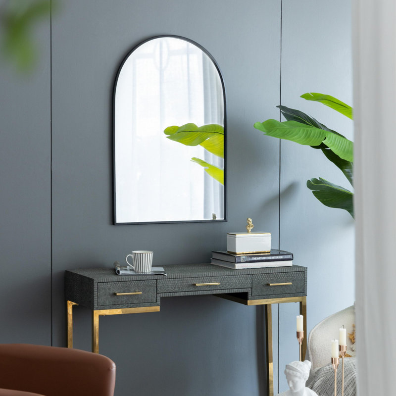 Miroir d'appoint, 24 po x 36 po, Noir