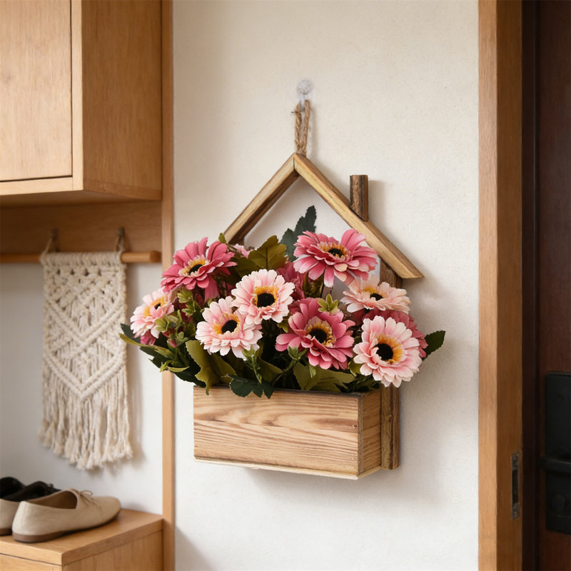 Wall-Mounted Artificial Flower