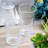 Gibson Home 16 Piece Swirl Clear Assorted Glassware Set