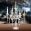 14'' H Crystal Tabletop Candelabra