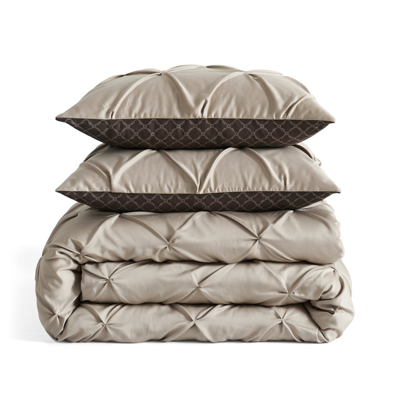 Pintuck Bedding, King, Beige