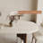 Matte cave stone slab dining table-887283819