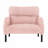 Corduroy Fabric Accent Armchair-1832679461