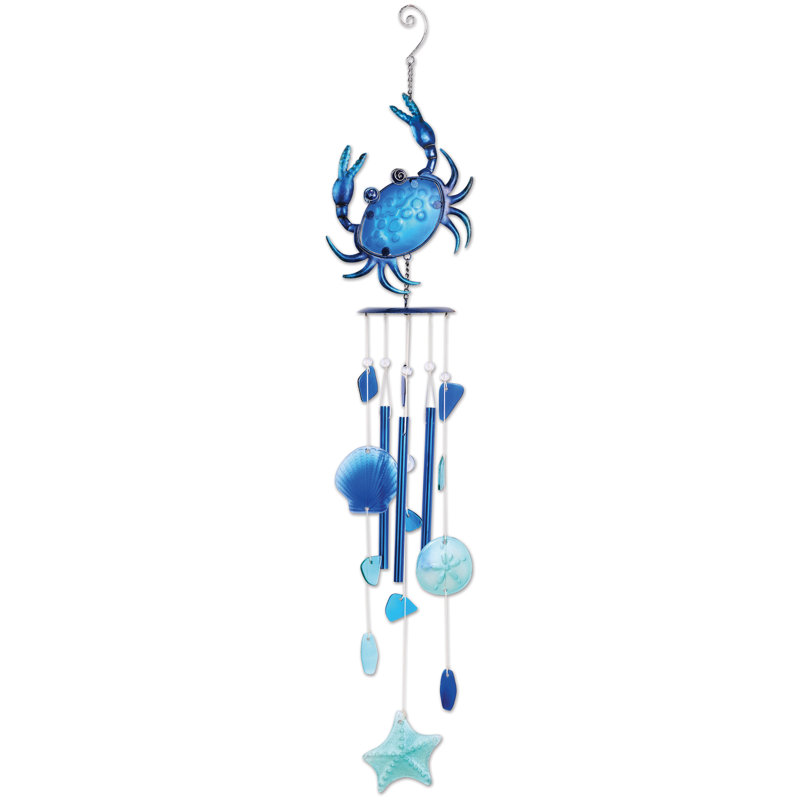 Montel Glass Animals Wind Chime
