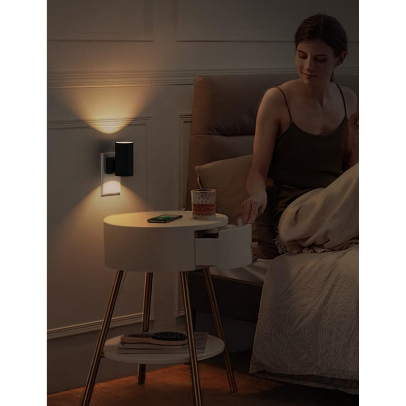 LED Night Light Plug In, 2 Pack,3000K-Soft White