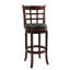Tabouret de bar pivotant en bois massif-69426736-69426737