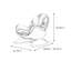 Chaise berçante Minimalist