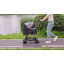 Poussette pour chien pliable pour animaux 3 roues avec frein jusqu'à 35 lb