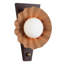 Furrow 12-in Red Wall Sconce-1436334352