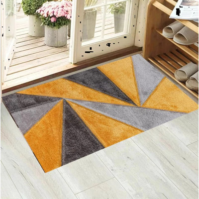 Geometric Shag Area Rug