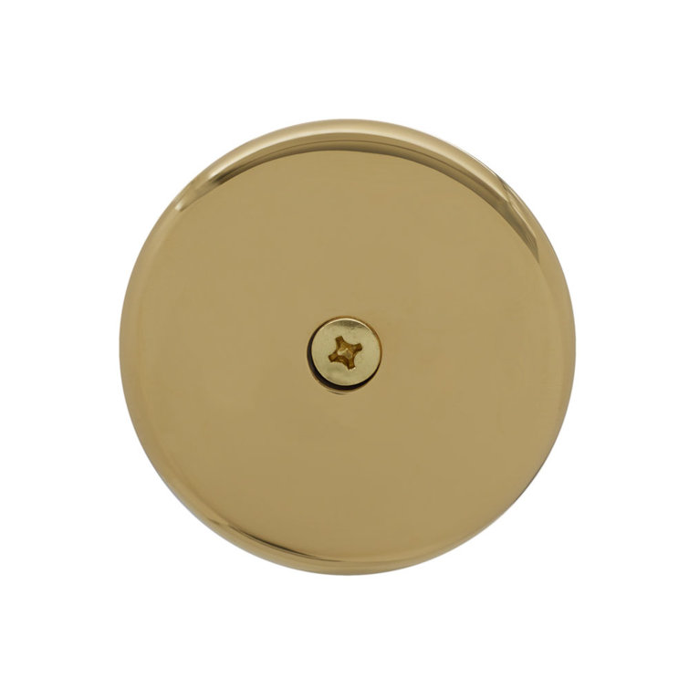 3-1/8" One-Hole Bathtub Overflow Faceplate and Screw