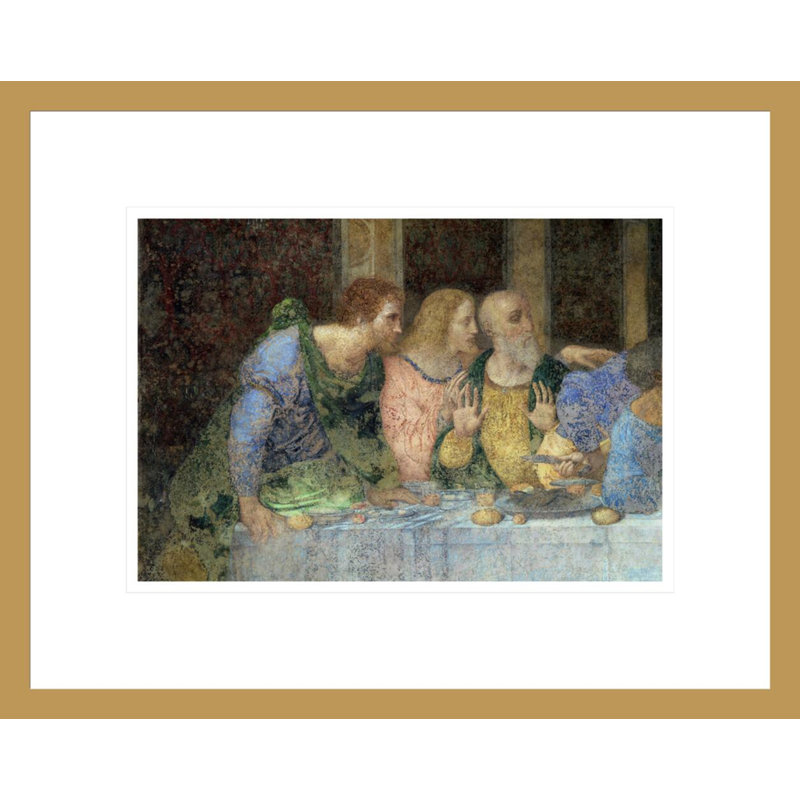 La Cène par Leonardo Da Vinci, H 13,36 po x l 16,75 po