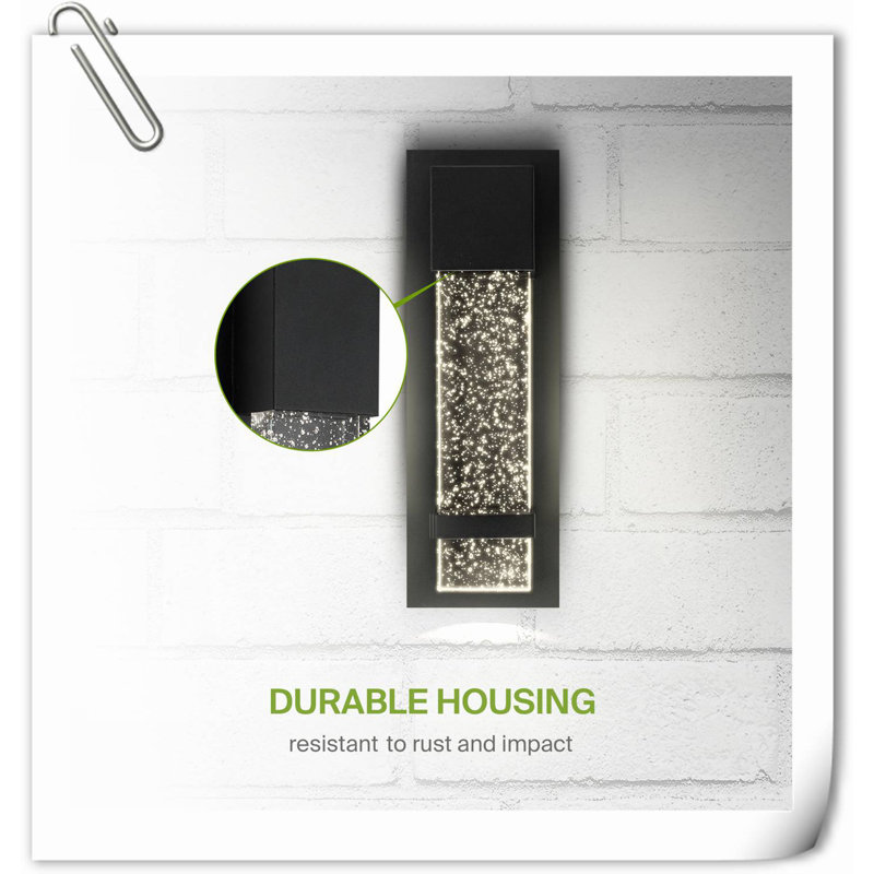 Applique murale Addisson, H 13,75 po x l 4,75 po x P 2,5 po