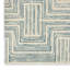 Tapis ivoire / turquoise moderne Farhaad 2 pi 3 po x 7 pi 6 po-1791511279