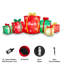 Décoration de boîtes-cadeaux gonflables illuminées 8 pi Noël