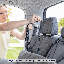 Lit voiture pour chien en mousse à mémoire de forme PeedProtector Performance Tweed