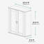 Armoire de salle de bain murale h 22 po x l 24 po x p 8 po Elan