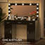 Bureau de coiffeuse 47,2 "avec grand miroir