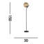 Beavercreek 137cm Black Traditional Floor Lamp