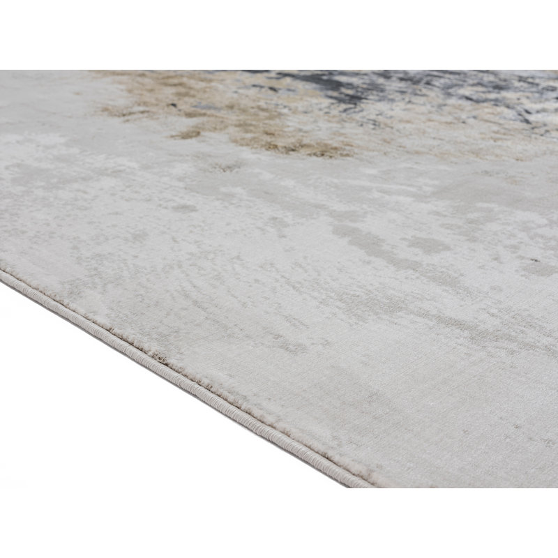Tapis abstrait doré
