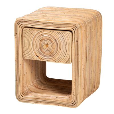 Table de chevet 1 tiroir Bohemian Rattan