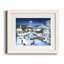 Moonlit Skaters par J Paul - reproduction d'art sur papier encadrée-628176985-628176995