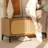 Modern Cherry Wood Color Solid wood Shoe Storage