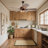52'' Wood Grain Ceiling Fan With Glass Light Shade & Remote
