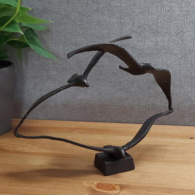 SEAGULLS Iron Ornament 20cm