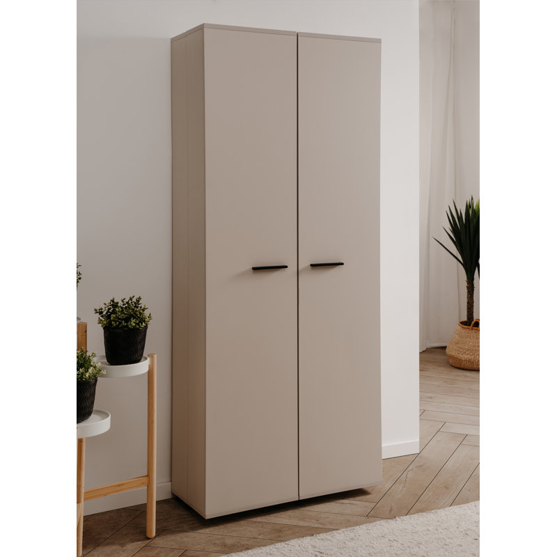30 Pair Shoe Storage Cabinet, Beige