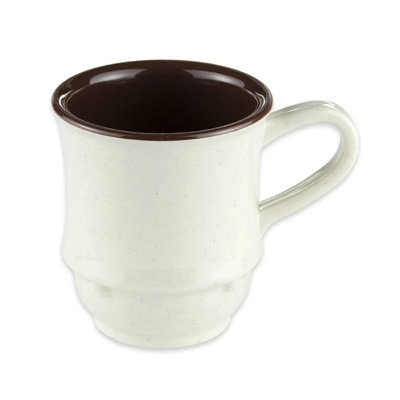 GET Stackable Plastic Coffee Mug, 8 Ounce, Princeware (Set of 12)