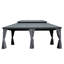 Structure en métal durable pour auvents et abris de jardin, style moderne pour recevoir