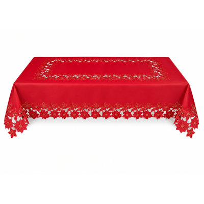 Nappe Festive Poinsettia
