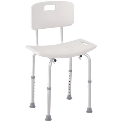 Kissling Bath Chair Shower Seat Safety Bathroom Elderly Aids Adjustable Positions