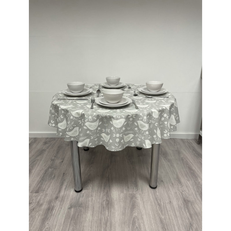 Frazeysburg Tablecloth, 47.6" W x 47.6" L, Grey