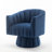 Murrow Velvet Swivel Barrel Chair-409425049