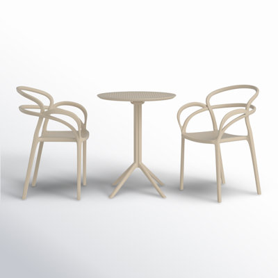 Farrah 23.6'' Round 2 - Person Bistro Set