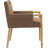 Aimee Vegan Leather Dining Arm Chair-1901019751-1901019750