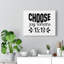 Choose Joy Romans 15:13 - Wrapped Canvas Print-1518329313