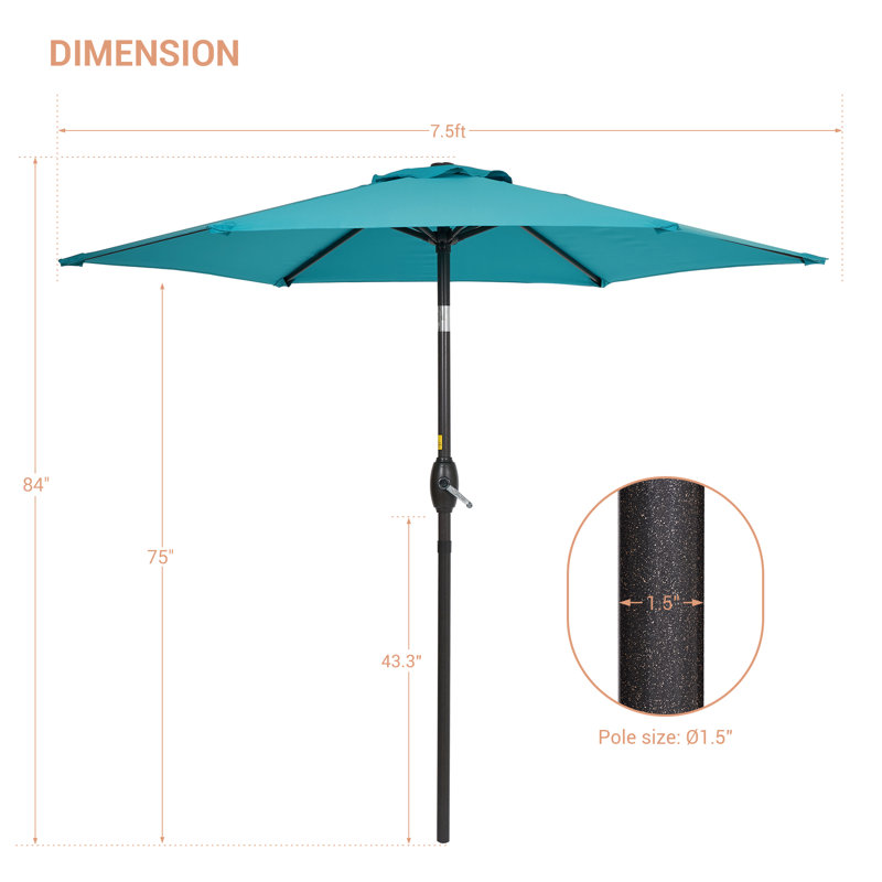Parasol 90 po Doreon, Lac bleu