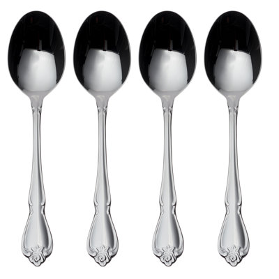 True Rose Everyday Flatware Dinner Spoons