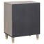 50cm W Solid Wood Bedside Table