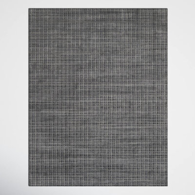 Hannon Gray Hand-Woven Geometric Rug