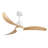 52 In. 3 Reversible Blades Adjust Height Ceiling Fan With Dimmable Led Light & Remote Control-2113388824-2113388829